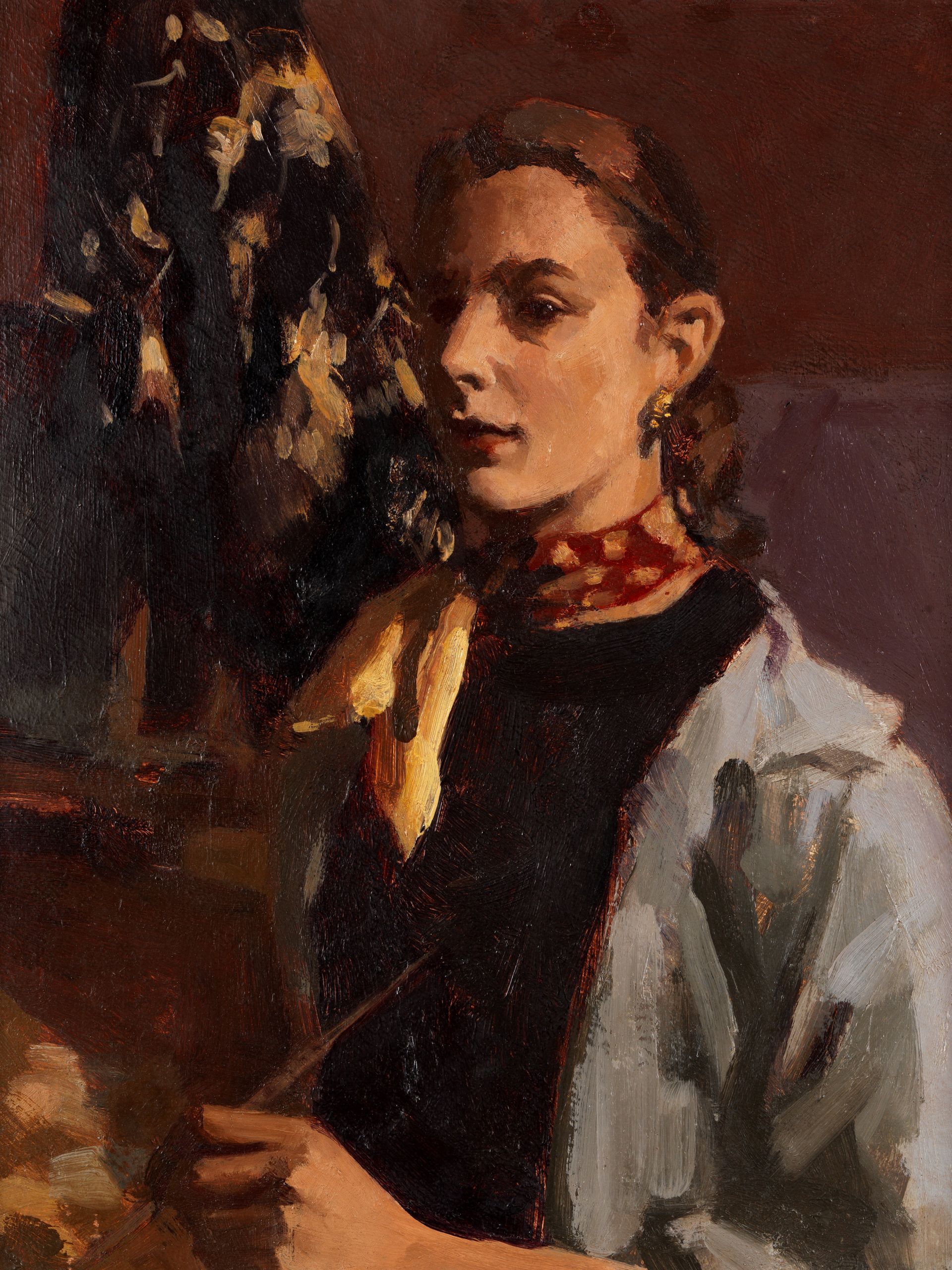 Janet Dawson 'Self portrait' between 1951 and 1953, oil on cardboard, 45.7 x 35.5 cm, National Portrait Gallery, gift of the artist 2000 © Janet Dawson

***These images may only be used in conjunction with editorial coverage of the 'Janet Dawson: Faraway, So Close' exhibition at the Art Gallery of New South Wales, 19 July 2025  18 January 2026, and strictly in accordance with the Terms of access to these images  see www.artgallery.nsw.gov.au/info/access-to-agnsw-media-room-tcs. Without limiting those Terms, images must not be cropped or overwritten; prior written approval in writing is required for use as a cover; caption details must accompany reproductions of the images; and archiving is not permitted. *** 

Media contact: media@ag.nsw.gov.au